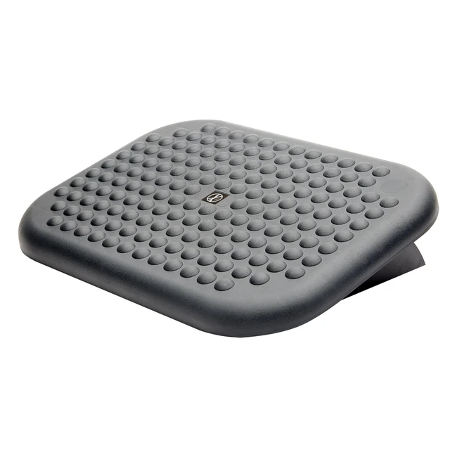 Poggiapiedi Fellowes Regolabile Everyday - Colonna Vertebrale Allineata - Nero