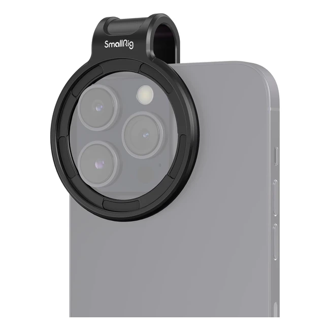 SmallRig 52mm Universal Magnetic Filter Adapter Ring - Quick Release Magnet - Up