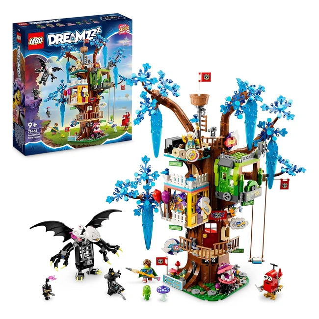 Lego 71461 Dreamzzz Fantastisches Baumhaus Set - Baue 2 Versionen mit Mrs. Castillo, Izzie, Mateo und dem Nachtjäger - Fantasievolles Spielzeug basierend auf der TV-Show