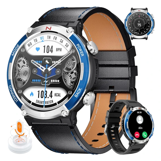 Reloj Inteligente Hombre Lige 152 Smartwatch con Llamadas y Asistente de Voz - Envío Gratis