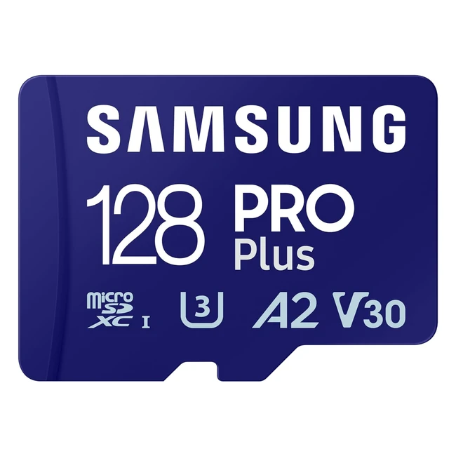 Samsung Pro Plus MicroSD Karte 128 GB fr mobiles Gaming - UHS-I U3 - 4K UHD - 
