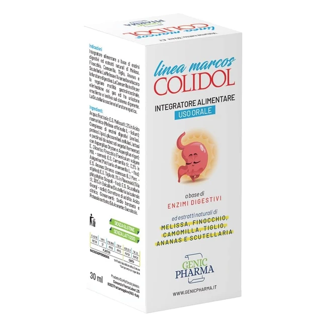 Colidol Integratore Alimentare Pediatrico - Gocce per Neonati Contro le Coliche