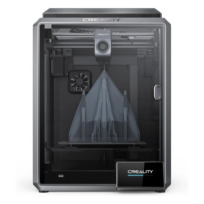Creality K1 Imprimante 3D 600mms Ultra Rapide | Vitesse d'Impression 300°C | Texture Lisse | Refroidissement Rapide | Nivellement Auto | 220x220x250mm