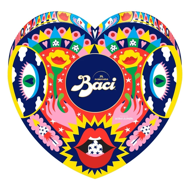 Baci Perugina Classico - Cioccolatini Fondenti Ripieni alla Gianduia - Scatola Regalo San Valentino 150g