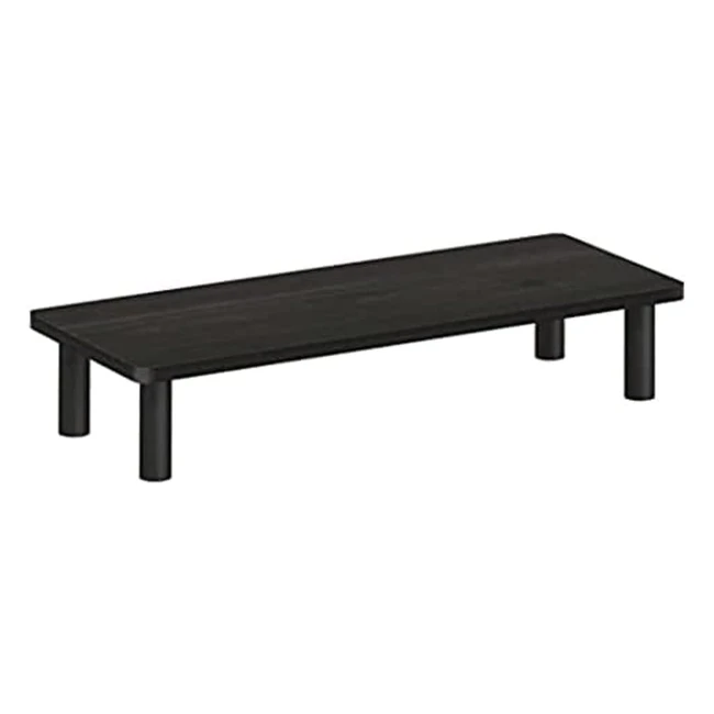 Soporte Furinno Supervisar Espresso/Negro - Diseño Elegante - Peso Ligero