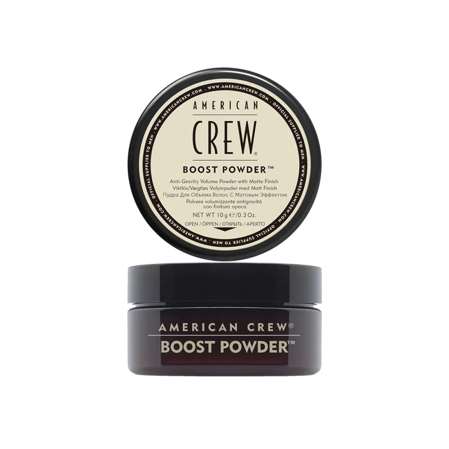 American Crew Classic Boost Powder 10g - Stylingpuder für Männer - Mittlerer Halt - Für griffigeres, dickeres Haar - Mattes Finish