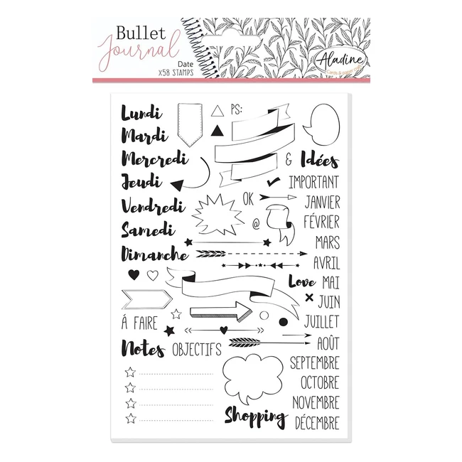 Sello Aladine 03912 Planner Bullet - ¡Organiza tu calendario fácilmente!