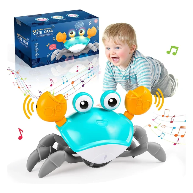 Toyzey Granchio Cammina Neonato Giochi Bambini 1 Anno - Giocattoli Bambino Bambina 1-2 Anni