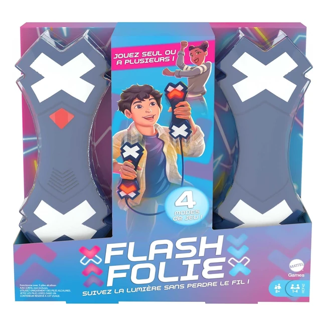 Juguete Mattel Games HCF42 - Juego Electrónico de Luces y Acción