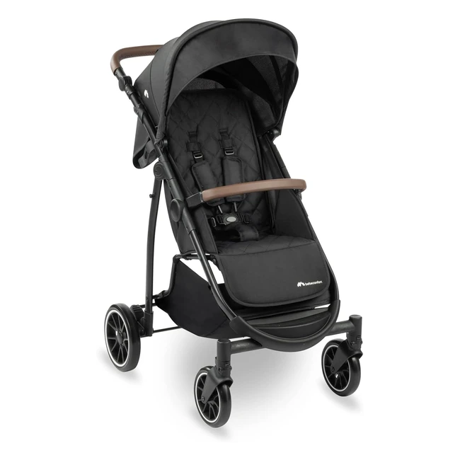 Bebeconfort Ingenious Passeggino Leggero e Compatto - Reclinabile e Pieghevole - Seduta Spaziosa - Nero