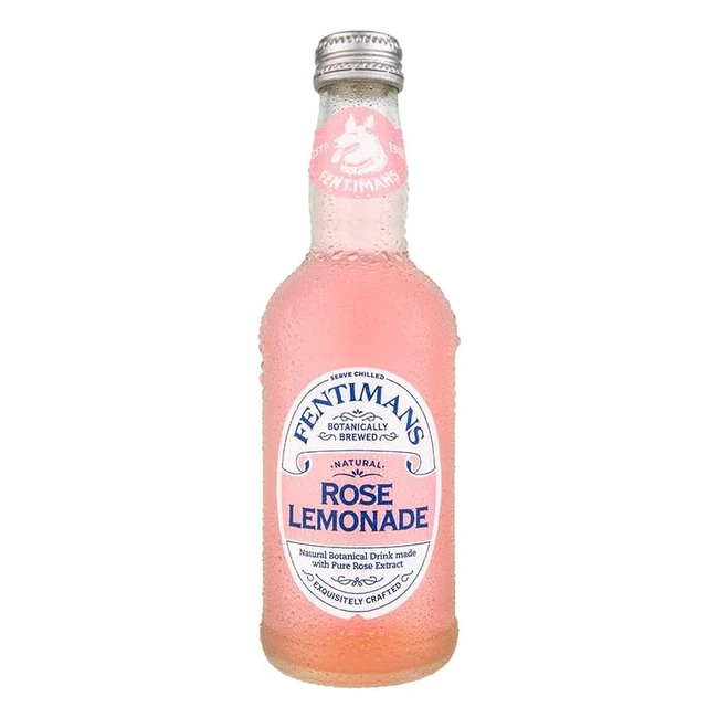 Fentimans Rose Lemonade 275 ml - Confezione da 12 - Olio di Rosa Bulgara - Estra