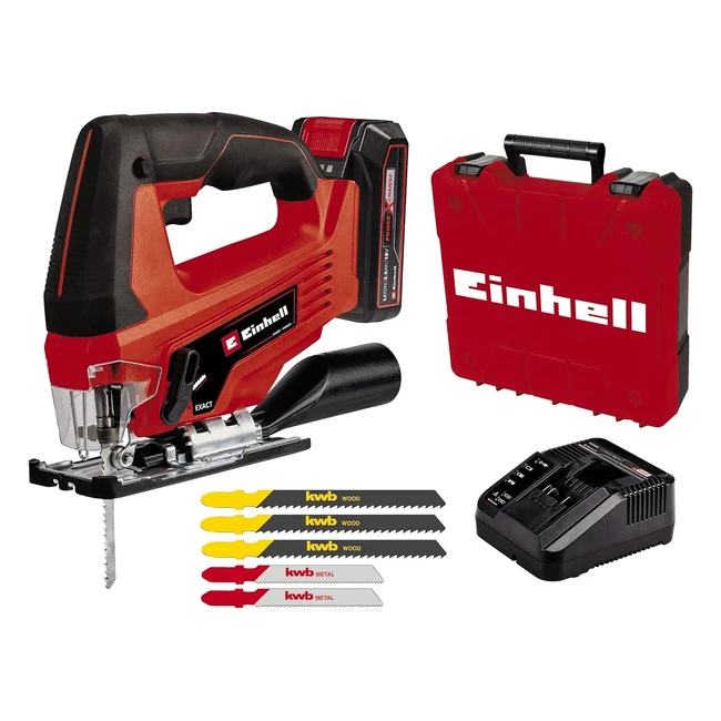 Scie sauteuse sans fil Einhell TCJS18LI 1x2.5Ah Power Xchange 18V