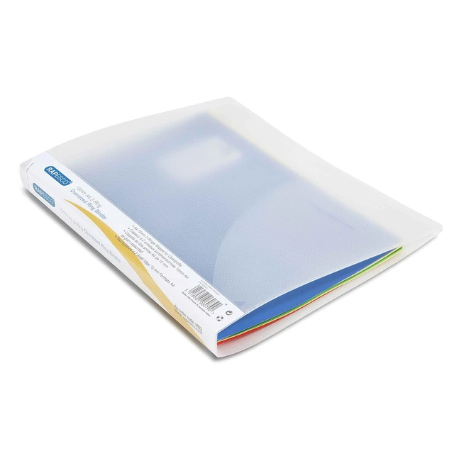Rapesco 0923 15mm 2-Ring Binder - A4 Clear Transparent Pack of 10