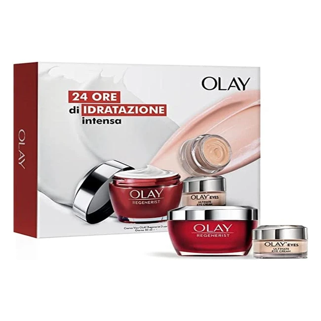 Cofanetto Regalo Olay Crema Antirughe Regenerist Donna - Idratazione Intensa - 5