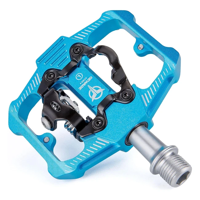 Pedali per bicicletta SPD Gewage 916 - Piattaforma antiscivolo - Leggeri e resistenti