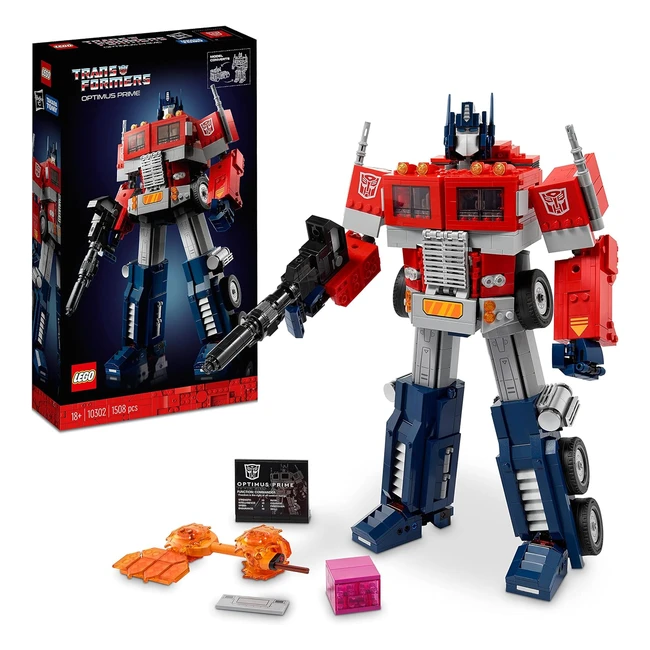 Transformers Optimus Prime Figure Set - Collectible 2in1 Robot & Truck Model Kit