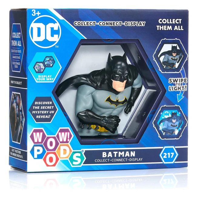 DC Collection Batman Superhero Lightup Bobblehead Figure - Official DC Collectable Toys