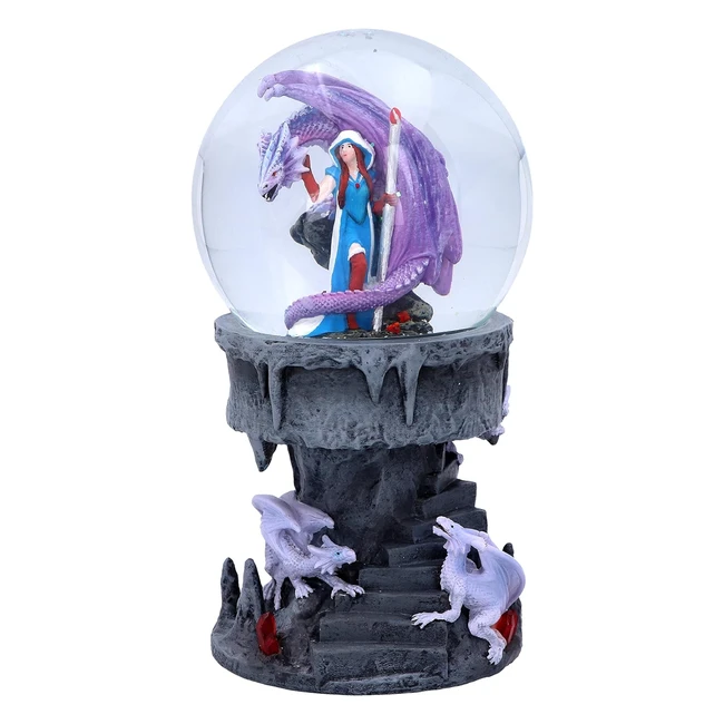 Nemesis Now Mage Snowglobe Shaker - Poliresina Morada - 185 cm