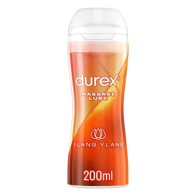 Durex 2-in-1 Massage Lube Ylang Ylang Pleasure 200ml - Sensual Formula