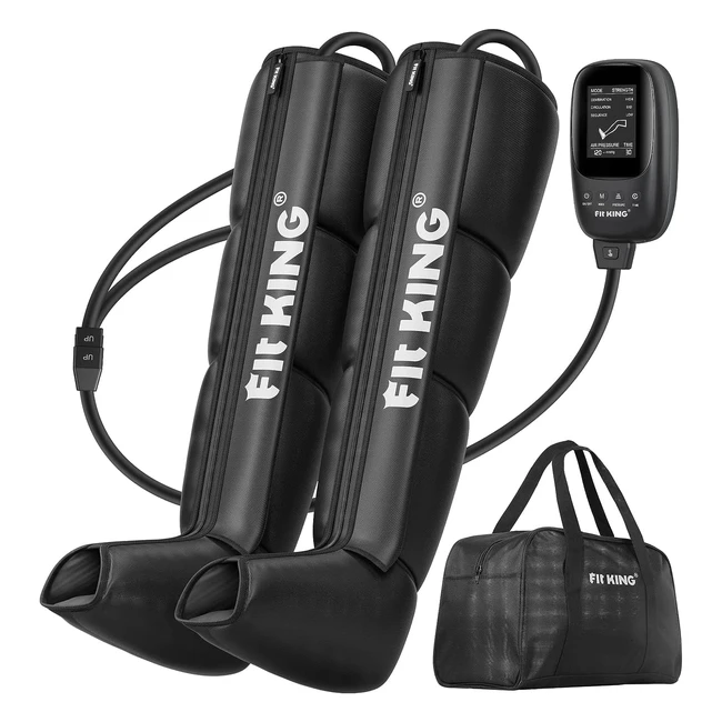 Fit King Massage Jambes Bottes Pressothérapie Récupération Appareil Massage Pieds