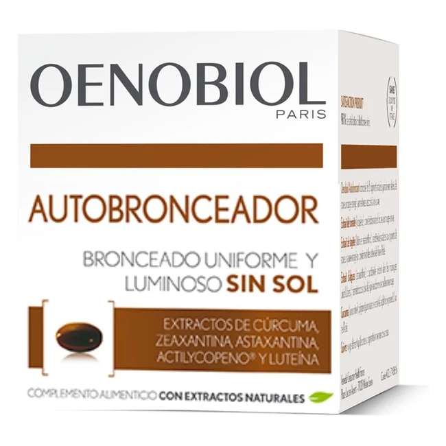 Autobronceador Oenobiol Bronceado Facial y Corporal Progresivo y Luminoso - Lic
