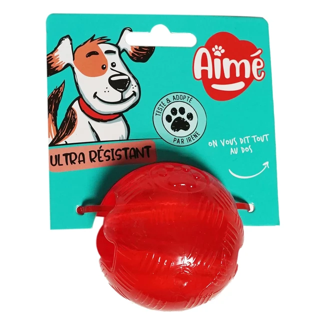 Jouet pour chien Play Strong Ball 6 cm - Rsistant et amusant