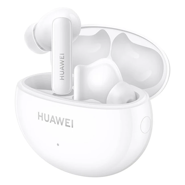 Huawei FreeBuds 5i - Cuffie Bluetooth 5.2 Wireless, Audio Hi-Res, ANC, fino a 28 ore di autonomia, comandi touch - Versione Italiana - Bianco