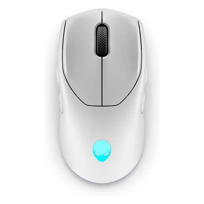 Ratón de juego inalámbrico Alienware Trimode AW720M, lunar light