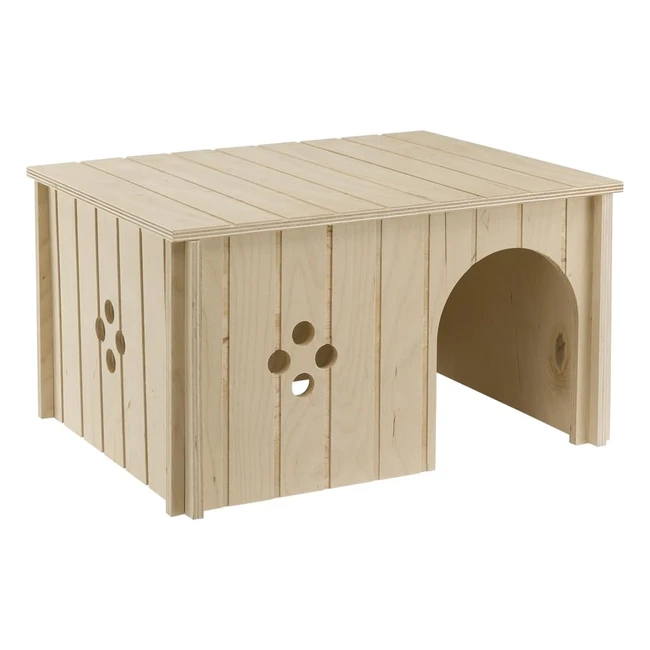 Ferplast Rabbit House - FSC Certified Wood - Easy Assembly - Ideal for Rabbits and Rodents