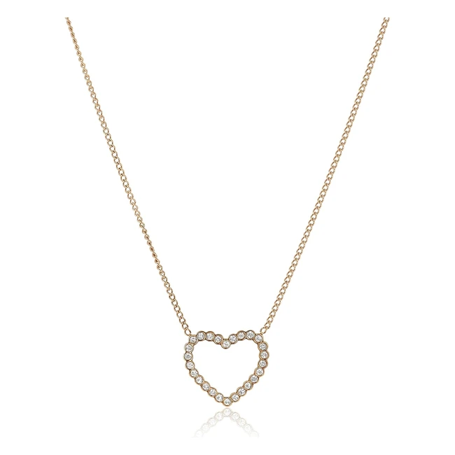 Collier Fossil Vintage Glitz pour femmes - 406 cm de longueur - Acier inoxydable