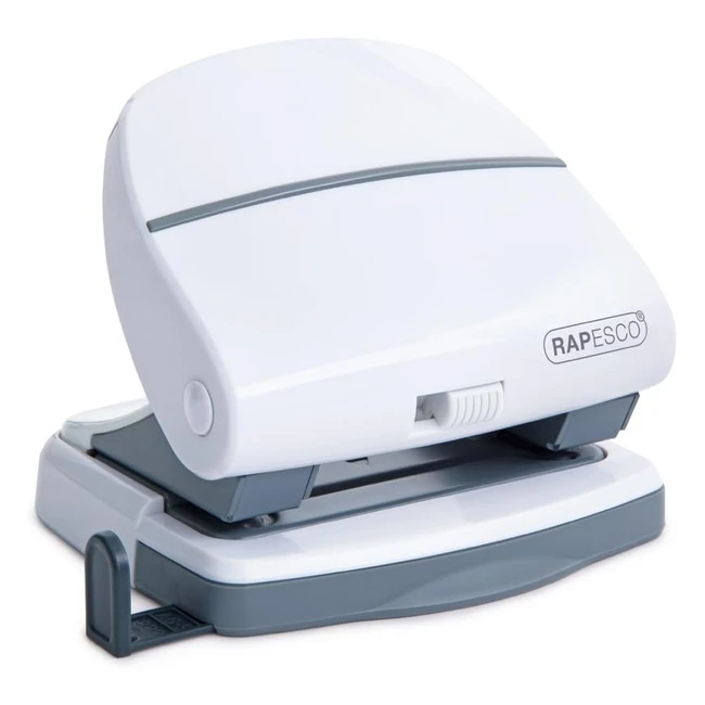 Perforadora Rapesco 1274 P30 - Capacidad 30 Hojas - Blanco