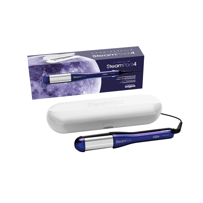 Plancha de Pelo Profesional L'Oreal Steampod 4 Moon Capsule - Vapor, Liso a Rizado - Edición Limitada