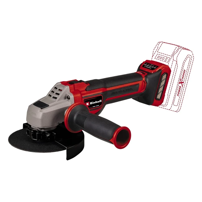 Meuleuse d'angle sans fil Einhell TPAG18125CEQLiPowerXChange 18V 125mm - Prof de coupe 33mm
