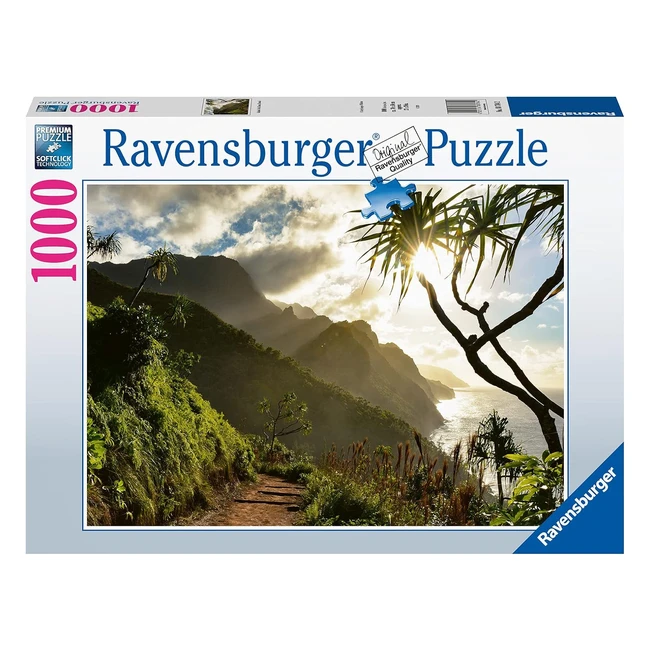 Ravensburger Puzzle Kalalau e Kauai Hawaii 1000 Pezzi - Esclusiva Amazon