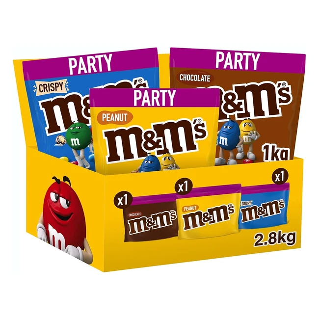 MMS Confetti al Cioccolato Assortiti - Arachidi Croccanti - Formato Scorta 285kg