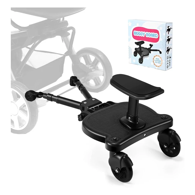 Patinete Carro Bebé Universal - Bugykido, Ref. 1234 - ¡Viaja con comodidad y seguridad!