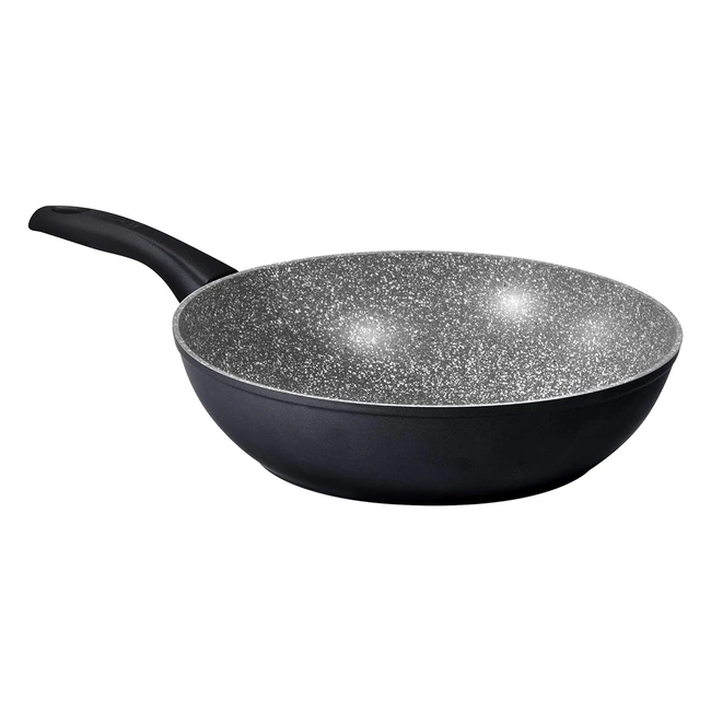 Wok Aeternum Black Pearl 28 cm - Adatto allinduzione - Resistente e Lavabile in