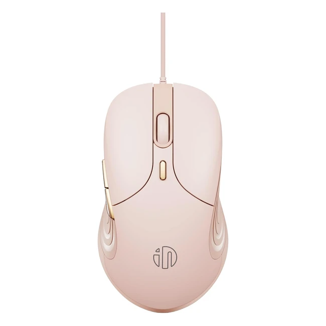 Souris PC Filaire Silencieuse 4800 DPI - Ergonomique - 6 Boutons Programmables