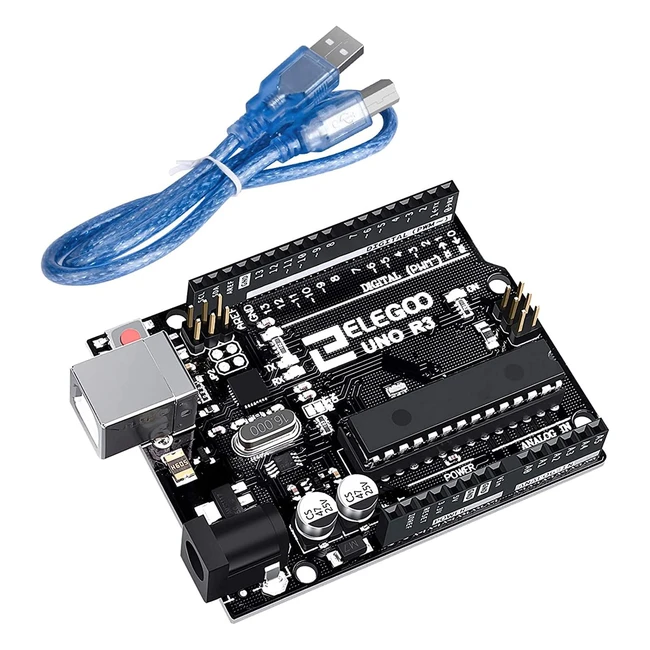 Elegoo UNO R3 Board for Arduino - Faster Transfer Rates Enhanced Performance