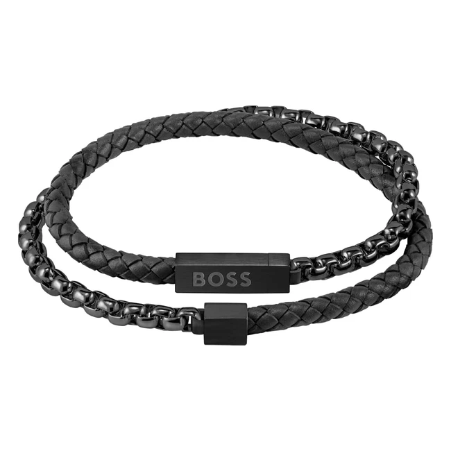 Bracelet homme Hugo Boss 32016144 - Cuir de qualité supérieure