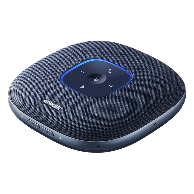 Anker PowerConf S3 Bluetooth Konferenzlautsprecher, 6 Mikrofone, Smarte Tonaufnahme, 24 Std Akku, Soundcore App, Bluetooth 5, USB-C, für Büro & Homeoffice
