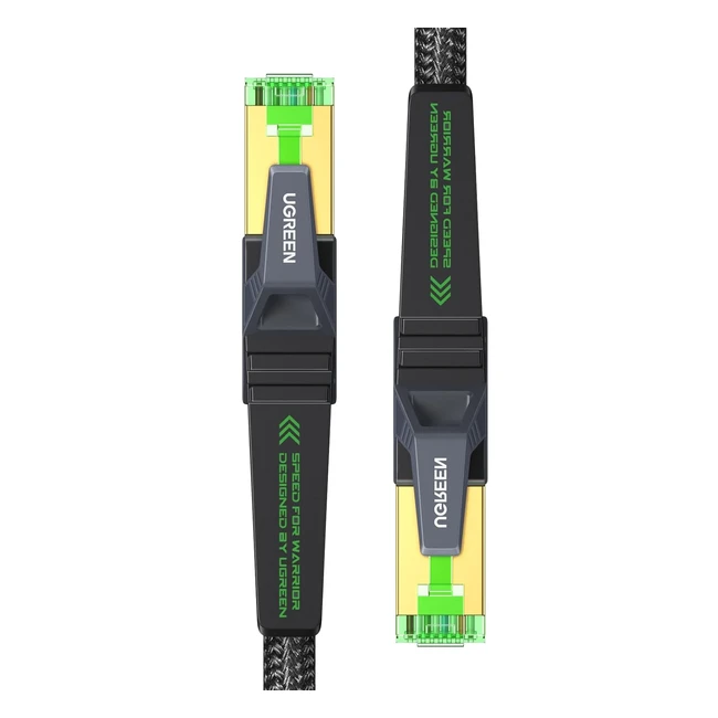Cble Ethernet Ugreen Cat 8 40Gbps 2000MHz Jeux eSports FPS MOBA 3m