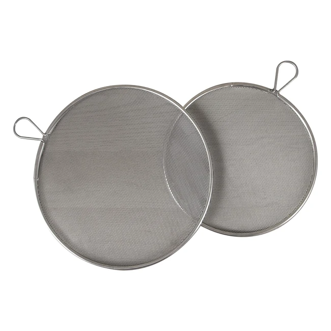 Frangifiamma Fackelmann in Acciaio Inossidabile 17 e 20 cm - Set 2pz