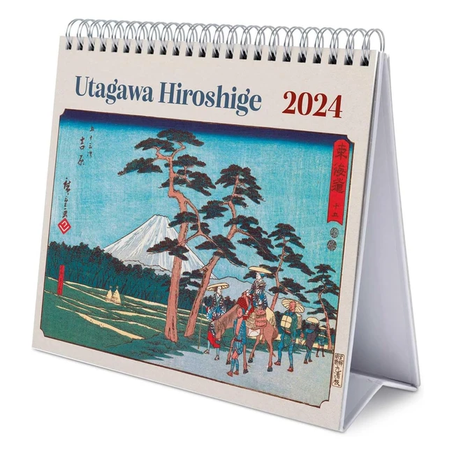 Calendario da tavolo 2024 Hiroshige - Planner annuale 2025 - 18x20 cm