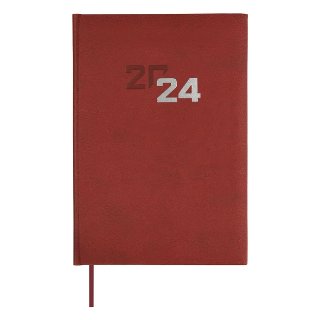 Agenda Finocam 2024 Dynamic Milano - Semana Vista Vertical - Burdeos