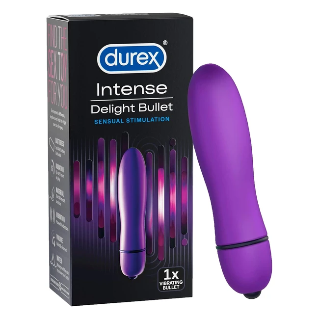 Durex Intense Delight Vibrating Bullet - Powerful Sensual Massager