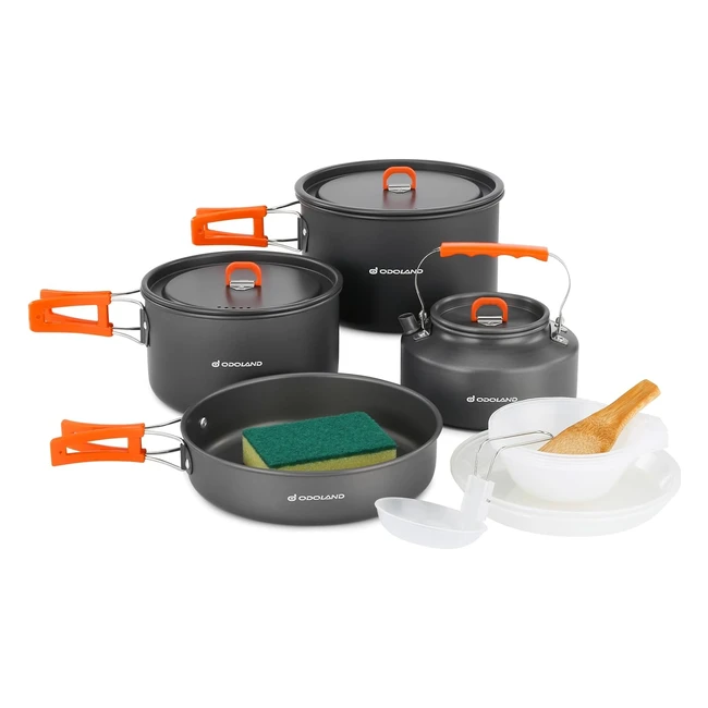 Kit Utensilios Cocina Camping 15 Piezas - Odoland