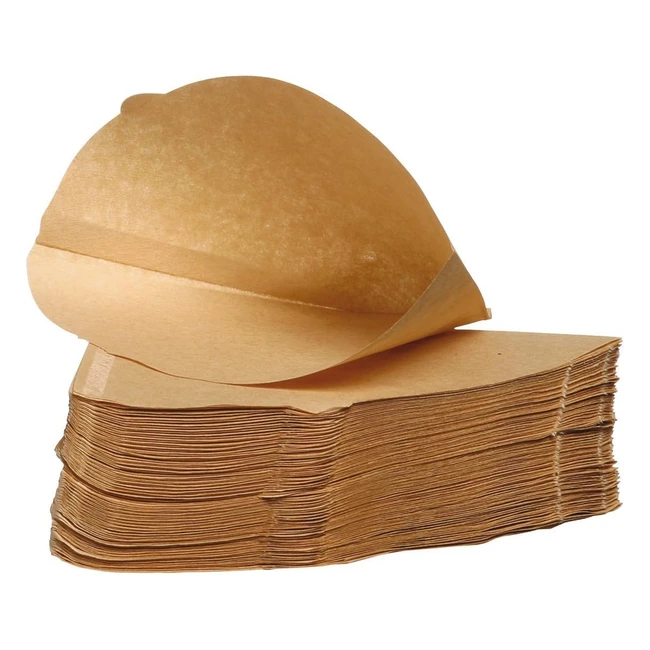 Filtropa Coffee Filter Papers Size 4 Unbleached 100 Natural - Pack of 100