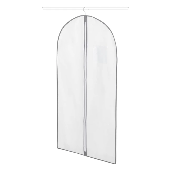 Compactor RAN631 Kleidersack für Kleider und Mäntel, staubdicht, weiß, 60 x 137 cm