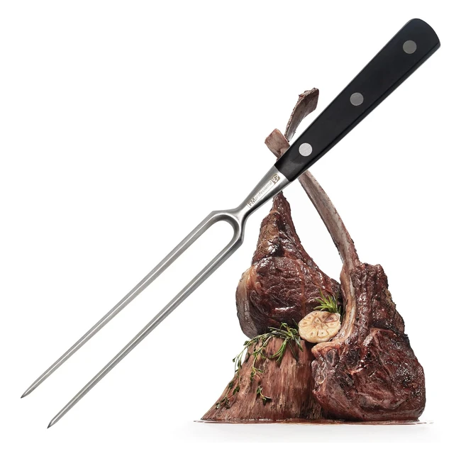 FMProfessional Fleischgabel Tranchiergabel  Hochwertiger Edelstahl  Robuste Gr